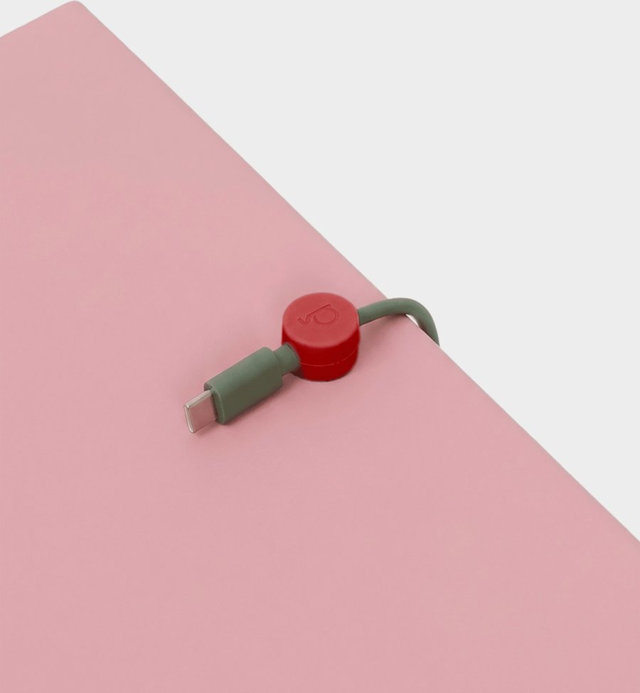 Pedestal Kabelclips, Burnin' Red